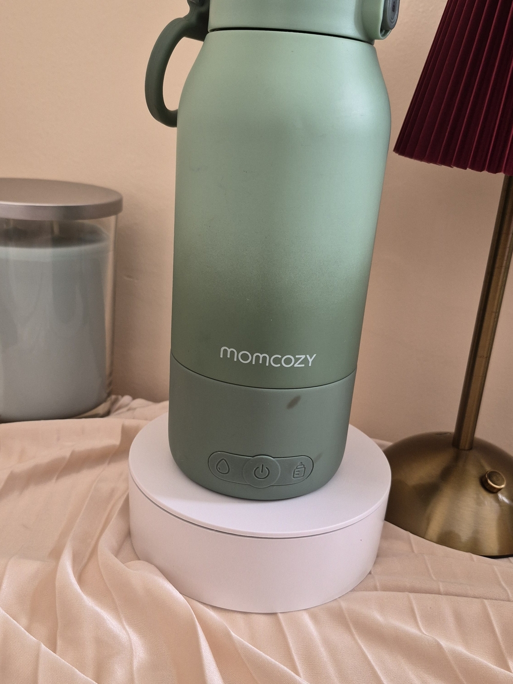 Sage Green Portable Humidifier Bottle